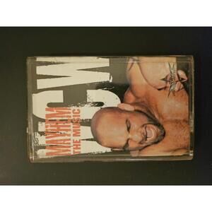WCW Wrestling - Mayhem - The music - on cassette - RARE - near perfect